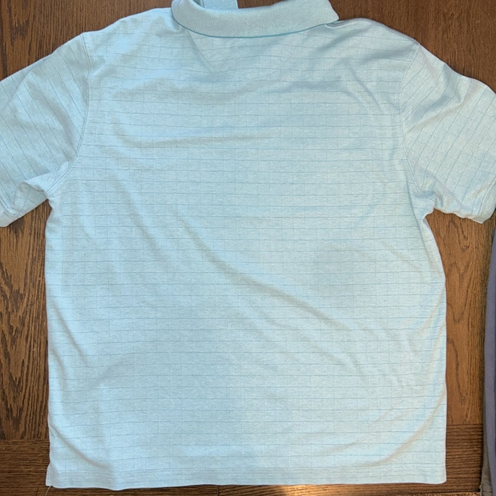 Men’s Teal Collard Shirt - Picture 3 of 4